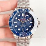 (OM)Seamaster Diver 300m Replica Master Watch Replica / SS Blue Dial